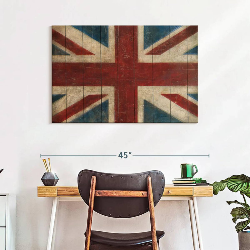 Borges Union Jack, H 26 po x l 39 po