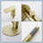 Round Deck-Mounted Three-Hole Single Handle Bathtub Faucet-100780410
