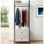 Alva Open Wardrobe with 2 Drawers-1028925243