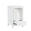 Meuble-lavabo de salle de bain avec lavabo, armoire, support de rangement et tiroir, matériaux de haute qualité, porte à fermeture douce pour une solution de salle de bain pratique