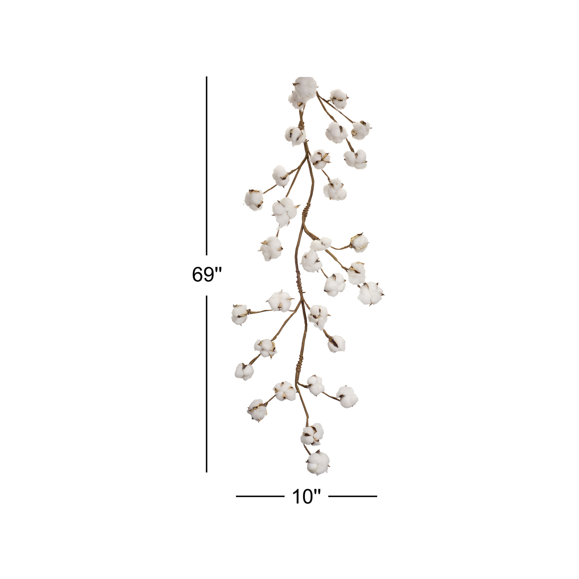 69'' in. Faux Ivy Garland