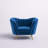 Silver Orchid Blandick Velvet Armchair-1322947078