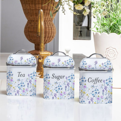 Ensemble de 3 pots Laura Ashley - Prairie sauvage