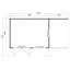 Lasita Domeo 7 - 13.5 x 10 Ft. Premium Log Cabin With Aluminium Doors And Windows (44mm)-1819036380