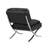 Charliee 26.38'' W Tufted Faux Leather Upholstered Accent Slipper Chair-406497272