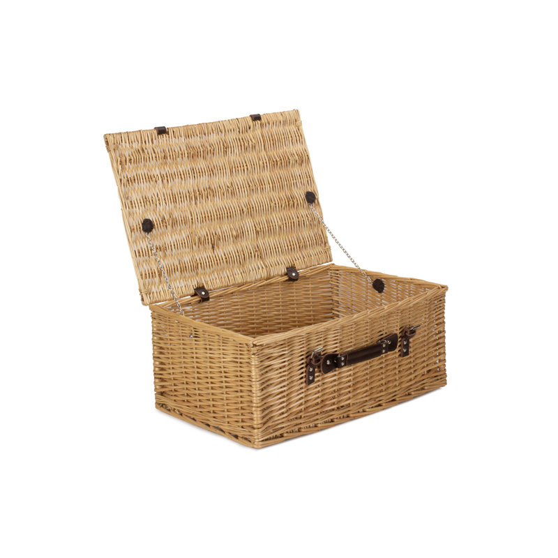 Buff Wicker Hamper Basket