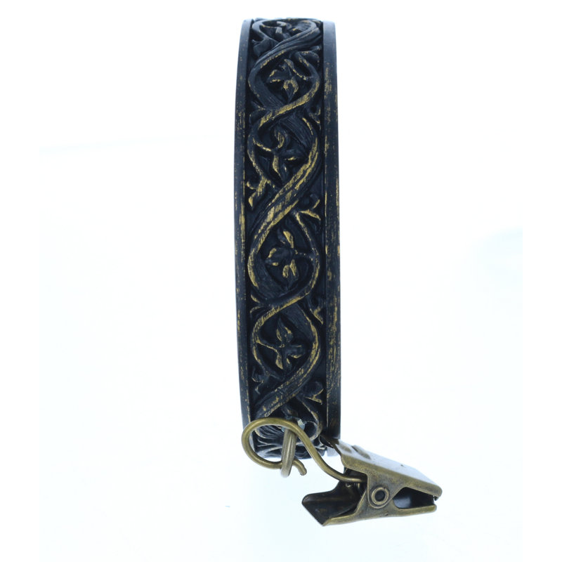 Nathaly Curtain Rings, Burnt Gold