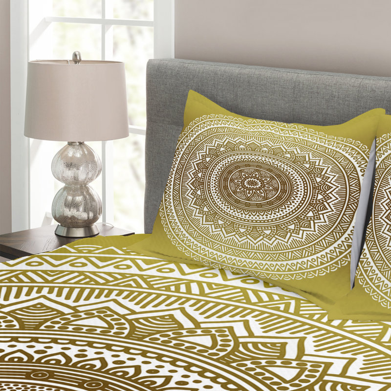 Bedspread with Pillow Shams Included, 220 x 264 cm