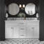 Ensemble de meuble-lavabo double 61 po Partham-70317185
