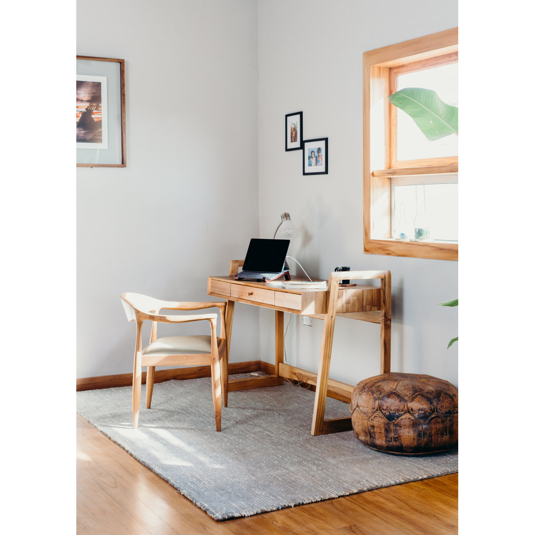 Casares Solid Wood Desk MasayaCo