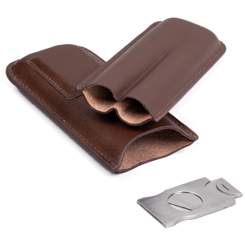 Accessoire à fumer pour 2 cigares Sipp, Brun