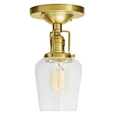 Shumway Glass Semi Flush Mount