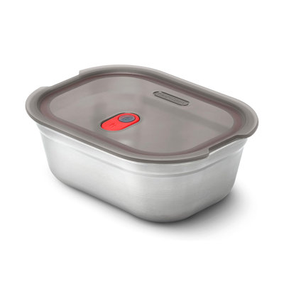 Black+Blum Stainless Steel Rectangular Food Box Small - Grey