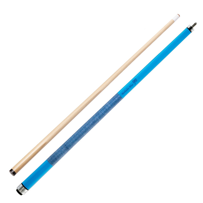 Viper 58" Blue Maple Wood Pool Cue with Linen Wrap