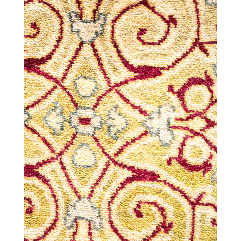 Classic One-of-a-Kind 9'1" x 12'5" Hand Knotted Area Rug
