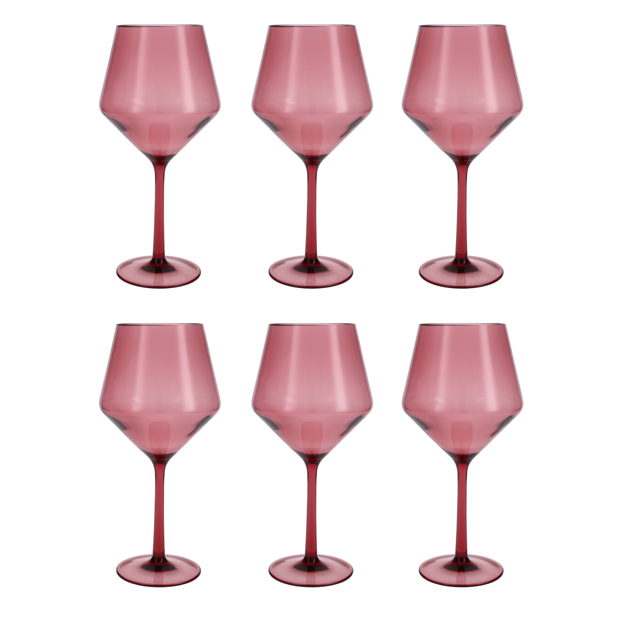 Fortessa Sole Outdoor Wine Glass, Rose Red, 22 oz.