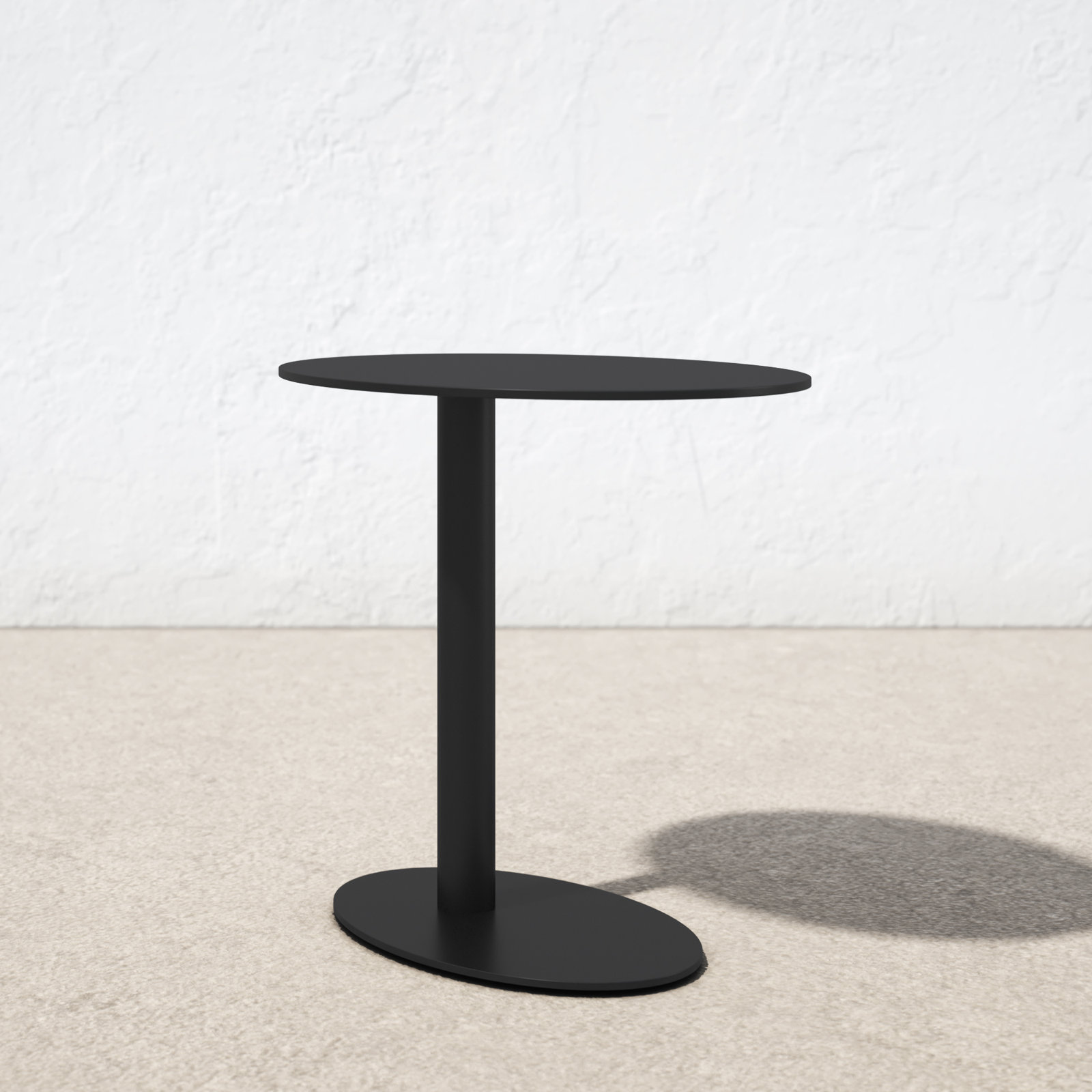 Sunset Metal Side Table, Black