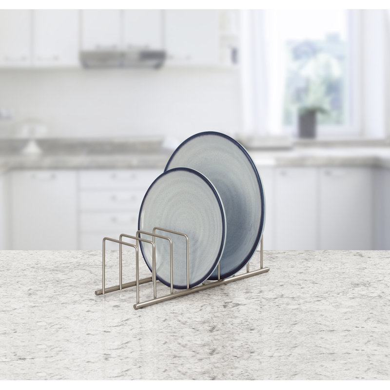 Diviseur pour ustensiles de cuisine Callen, Nickel satiné