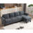 Convertible Sectional Sofa With Storage,L-Shaped Sofa,Four-Seater Sofa,Modern Linen Fabric Sectional Couches For Living Room-1587948926