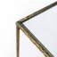 Ensemble de 3 tables basses en métal martelé à motif en X de style moderne Lalia-125808165-125808163