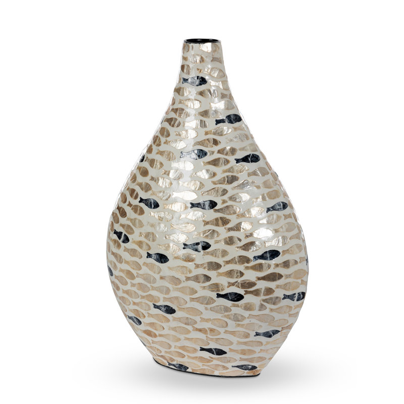 Capraia Coast Mosaic Vessel, Capiz, Nautical