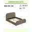 Queen Luxury Fully Upholstered Platform Bed Frame with Curved Padded Headboard and Footboard, Premium Linen Fabric Bed, No Box Spring Needed,-129026358