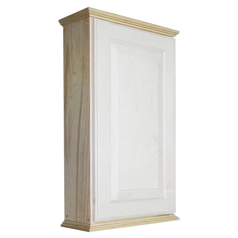 Solid Wood Wall Bathroom Cabinet