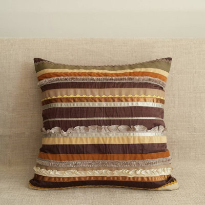 Lovell Striped Square Throw Cushion