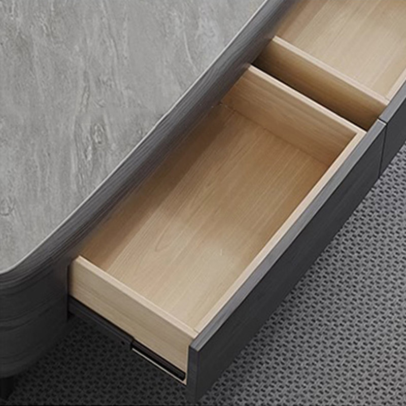 Table basse New Rock, H 16,92 po x L 51,18 po x l 23,62 po, Blanc