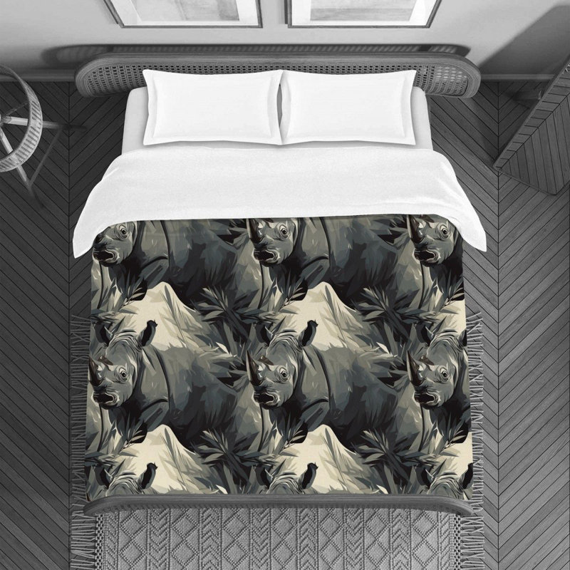 Polyester Machine Printed Duvet Cover, Twin Duvet Cover
