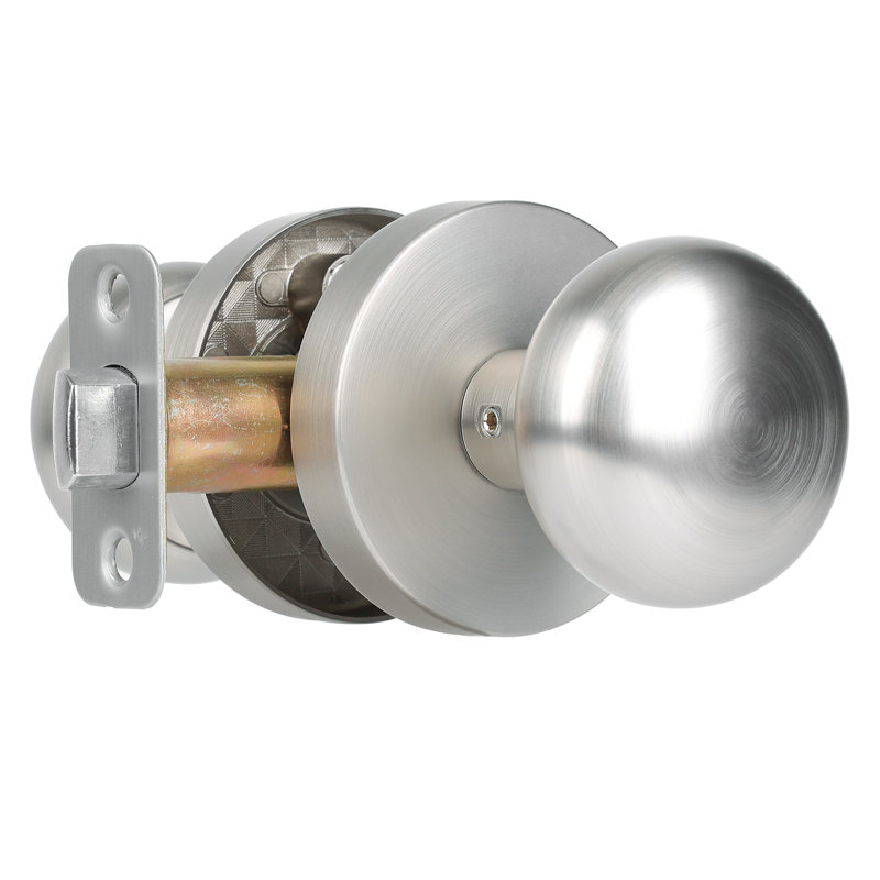 Coolnews Passage Metal Door Knobs, Satin Nickel