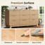 Commode cannelée Celyn, commode moderne, rangement en bois-1078395492