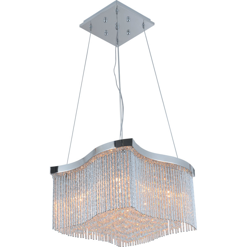 Darrion 8 - Light Dimmable Geometric Chandelier