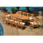 Osborne Outdoor 11 - Piece Teak Dining Set-946143271-1015881873