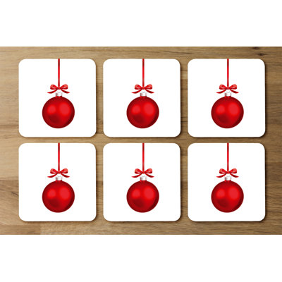 Square 6 Piece Coaster Set