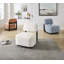 Chaise d'appoint moderne avec structure en bois massif-87943721