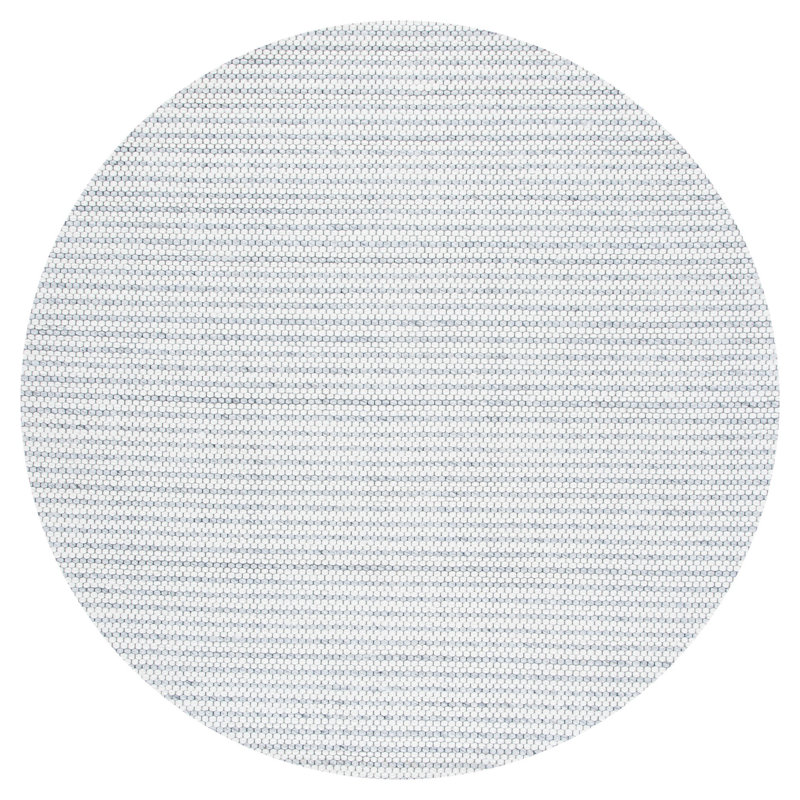 Sullivan Flatweave Wool Light Gray/Ivory Area Rug, Rectangle 8' x 10'