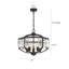 Lustre géométrique à 5 lumières Deidamia