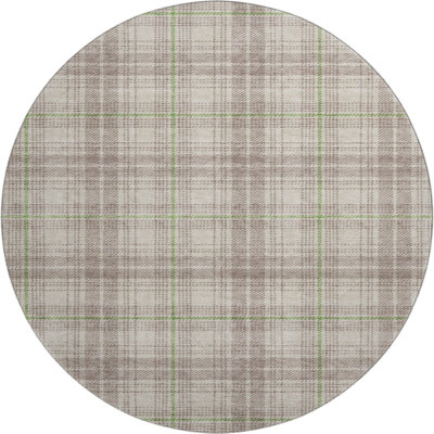 Premium Machine Washable Lyndhurst AMF993 Plaid Rug