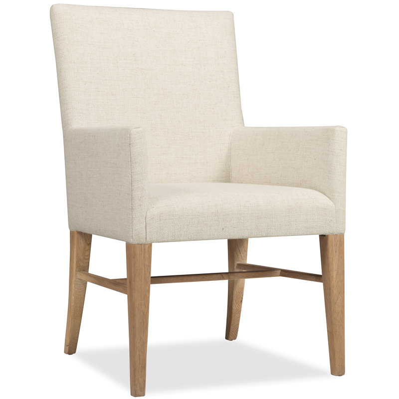 Chaise avec accoudoirs rembourrée Driftwood, Naturel