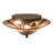 Domaine Glass Semi Flush Mount
