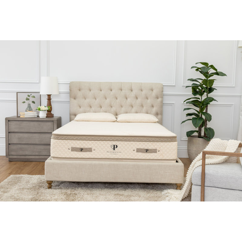 PlushBeds Luxury Bliss 12" Firm Hybrid Latex Mattress, King