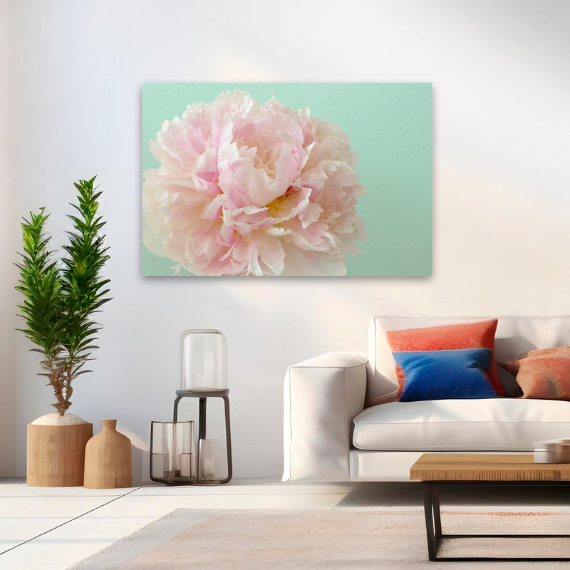 Plantes, fleurs, éclaboussures, art mural, H 32 po x l 48 po