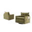 Fauteuil pivotant simple 36 po en chenille-1007275531