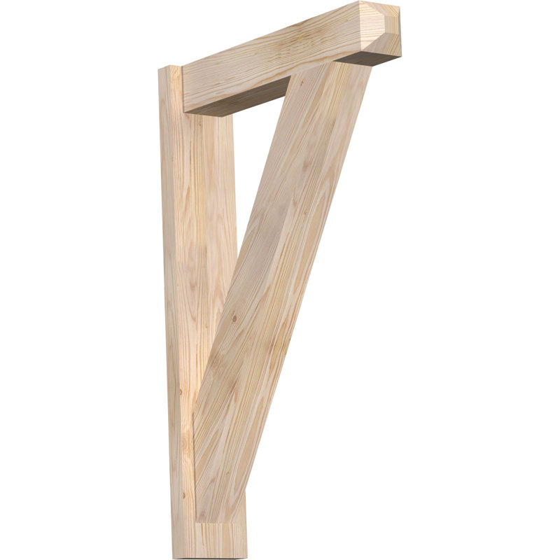 Artisan traditionnel en bois rustique, P 24 po x H 36 po, Sapin Douglas de 5 1/2 po (lisse)