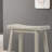 Set 17.5" Of 2 Alonzo Light Gray Backless Ergonomic Counter Height Stool