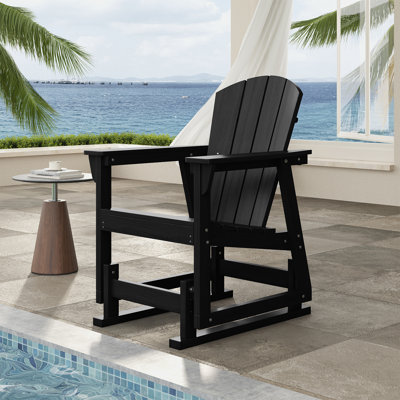 Fauteuil oscillant en PEHD Adirondack