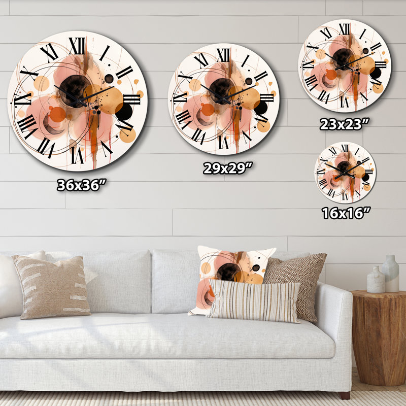 Horloge murale en métal, Petit