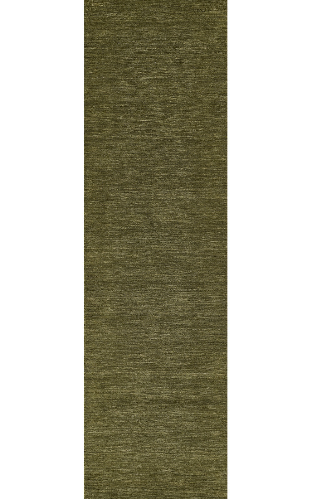 Althena Hand Loomed Wool Green Rug, Rectangle 9' x 12'