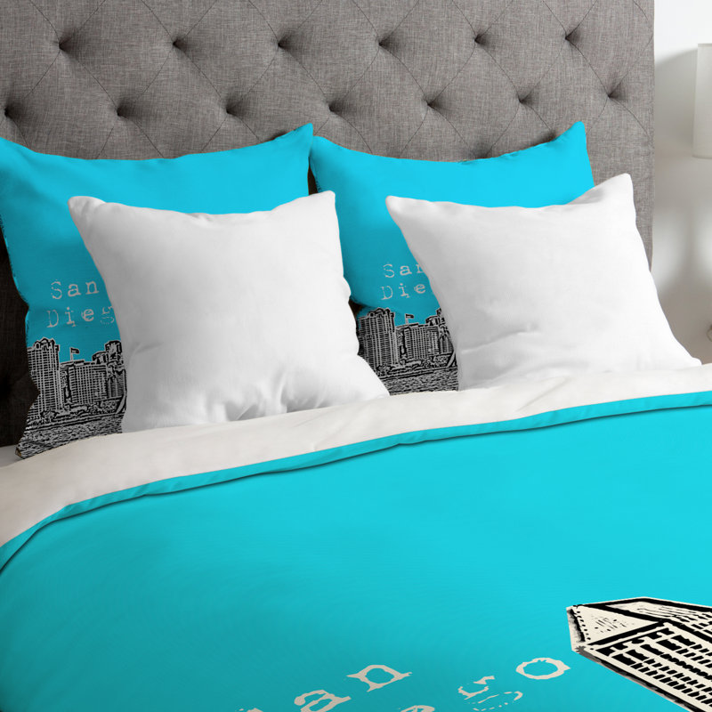 Housse de couette Bird Ave, Ciel, Grand lit